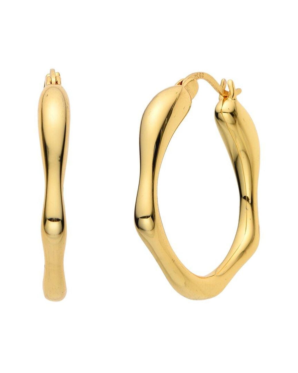 Eye Candy LA Metallic Hoop Earring
