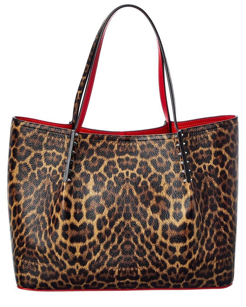 Christian Louboutin Cabarock Large Leather Tote in Brown | Lyst UK