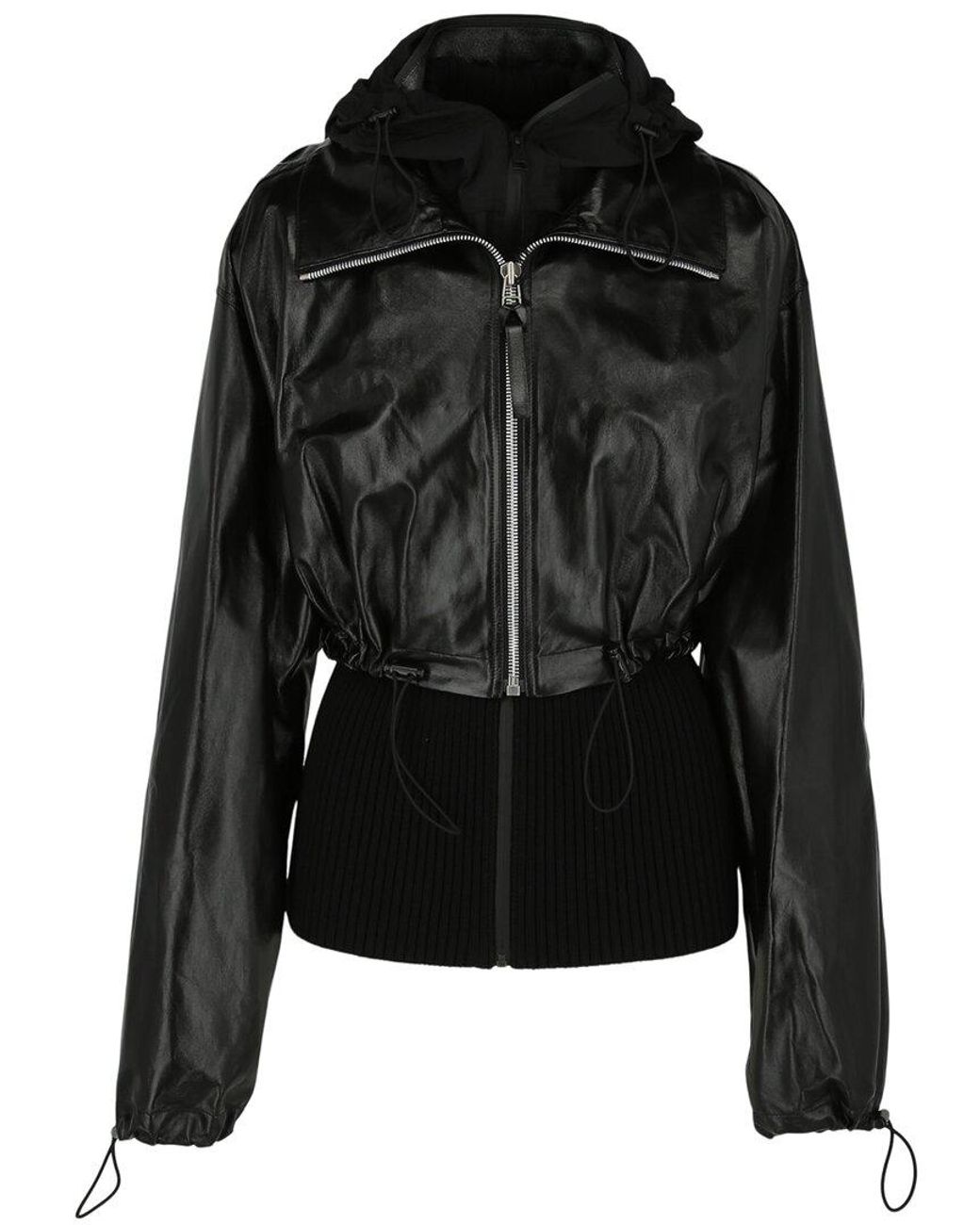 Bottega Casual Leather Jacket in Black Lyst