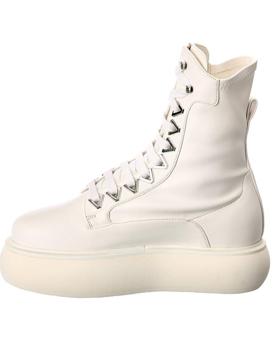 The Attico Natural Selene Leather Boot