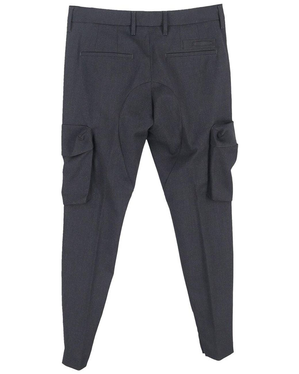 Prada Blue Straight-Leg Cargo Pants, Size It, (Authentic Pre-Loved)