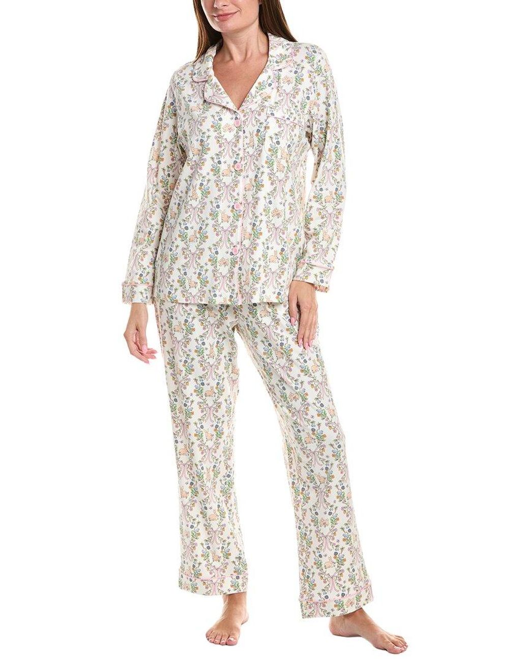 Bedhead White 2Pc Long Pajama Set