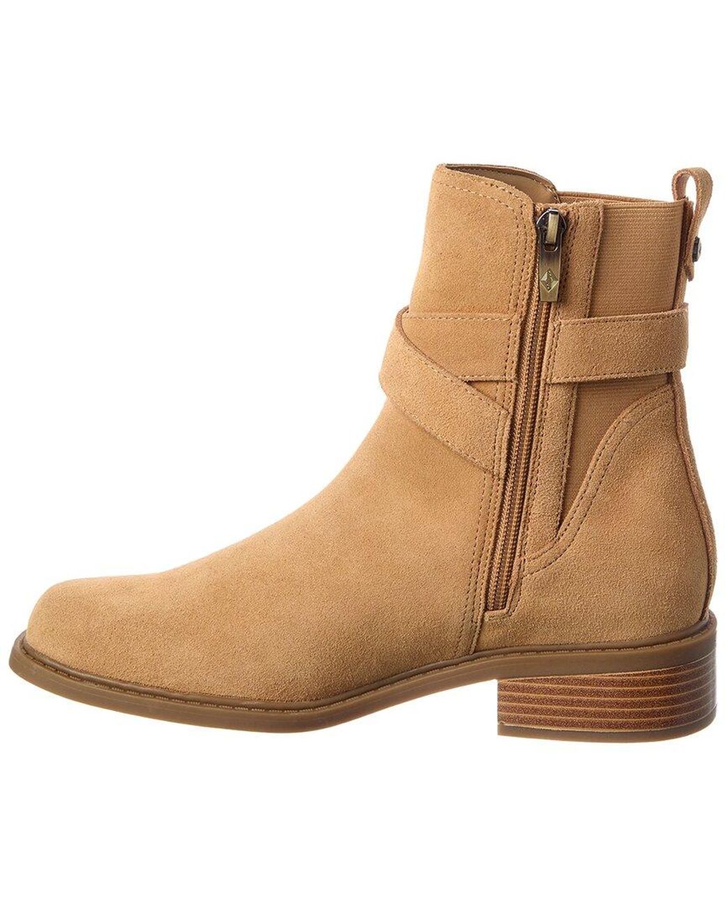 Donald J Pliner Natural Mathilda Suede Boot