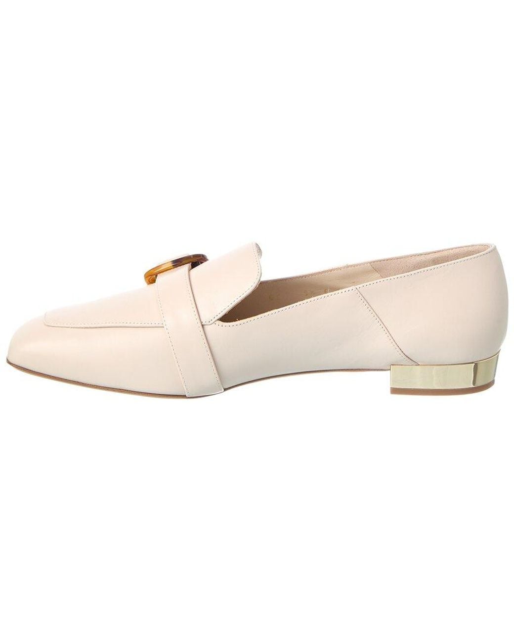 Ferragamo Natural Wang Leather Loafer