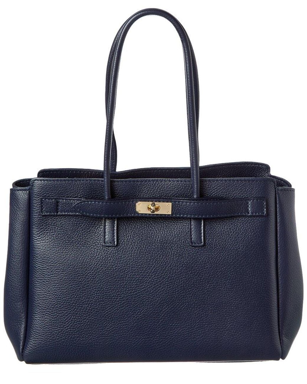 Isabella Rossetti Blue Arden Leather Handbag