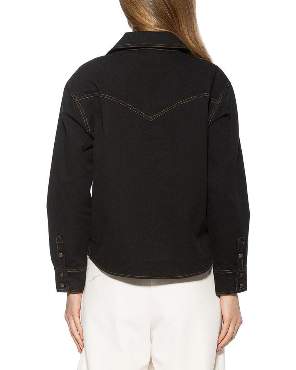 Alexia Admor Black Thalina Shirt