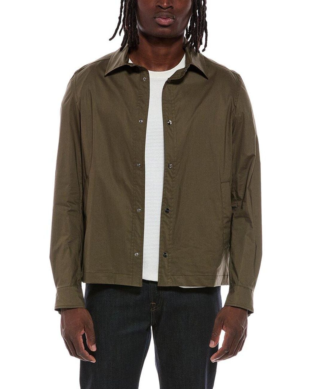 Herno Brown Essence Shacket for men