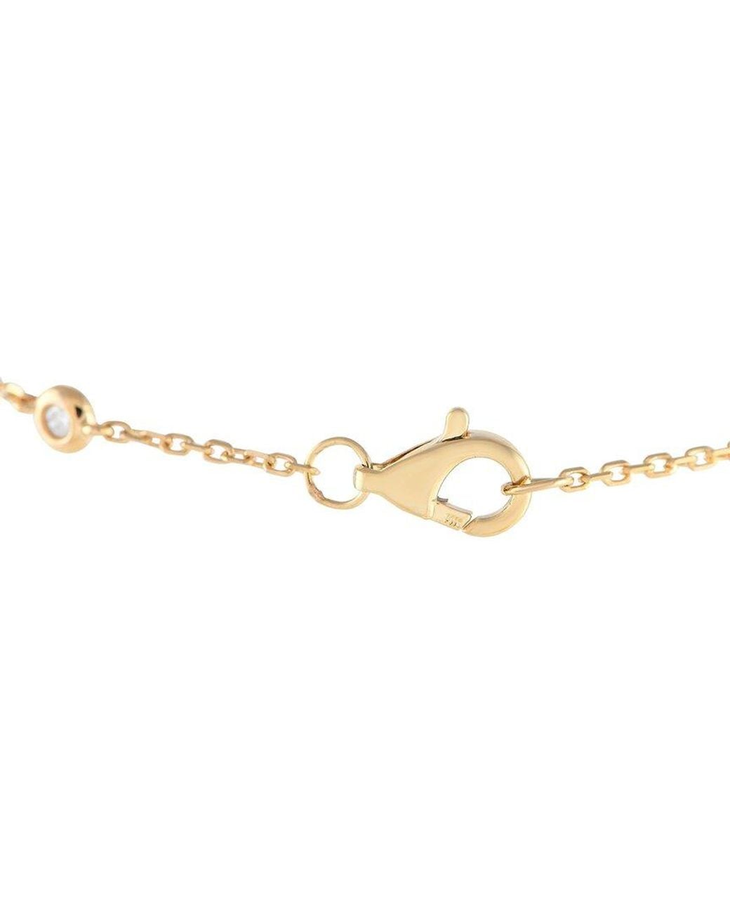 Diamond Select Cuts Metallic 14K 0.45 Ct. Tw. Diamond Bracelet