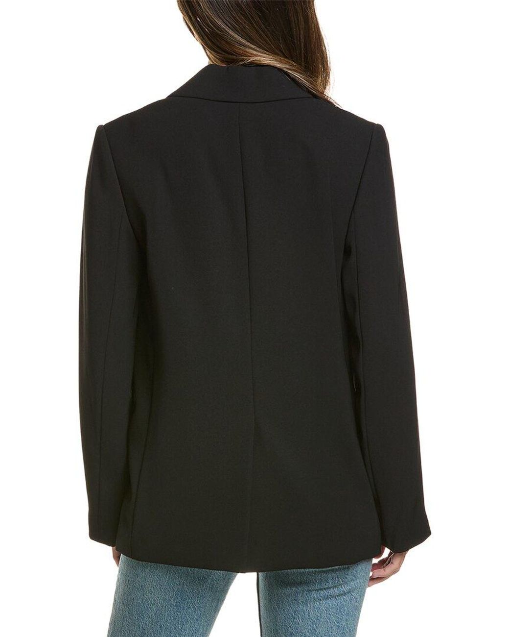 Vince Black Double-Breasted Blazer