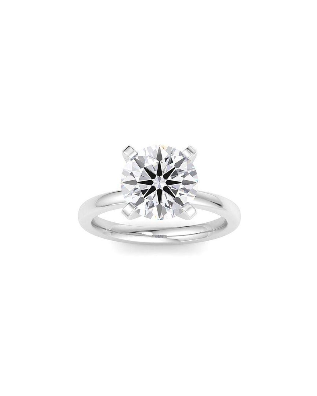 SuperJeweler White 14K 4.00 Ct. Tw. Lab-Grown Diamond Ring