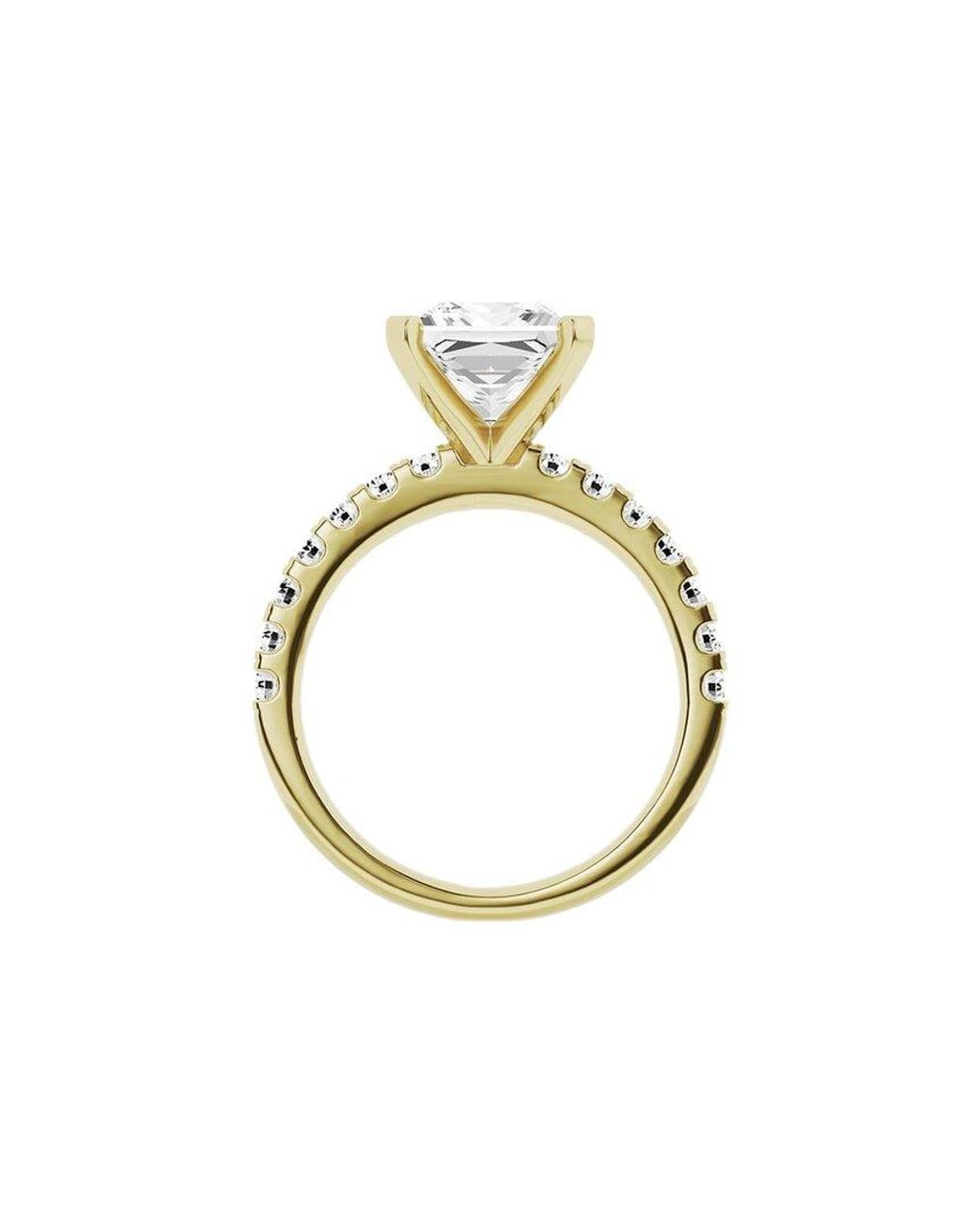 Lab Grown Diamonds White 14K 3.00 Ct. Tw. Lab-Grown Diamond Ring