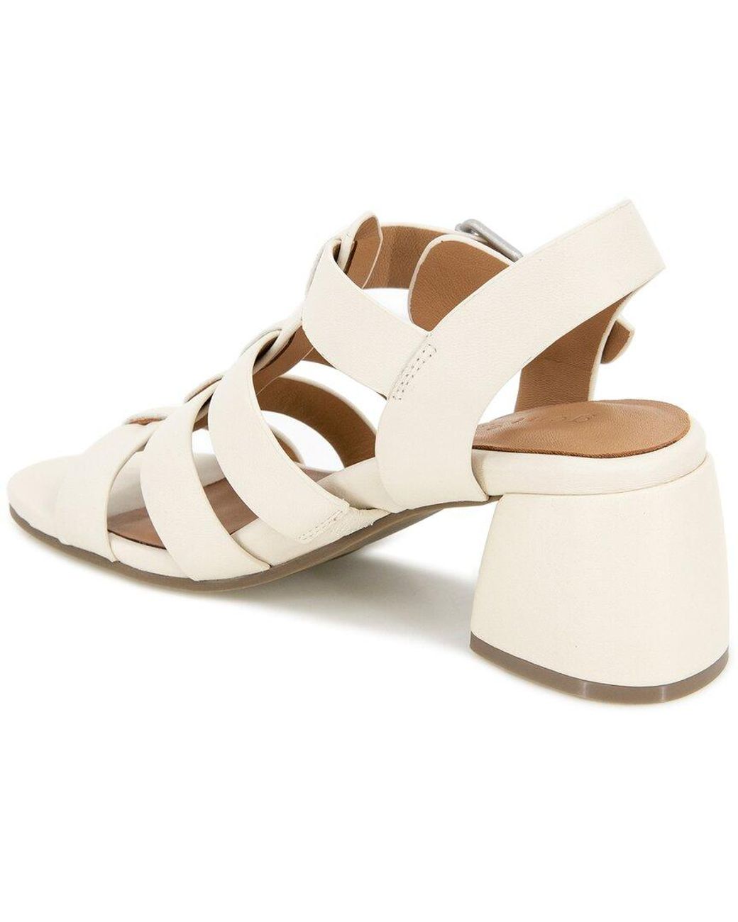 Gentle Souls Metallic Margarite Leather Sandal