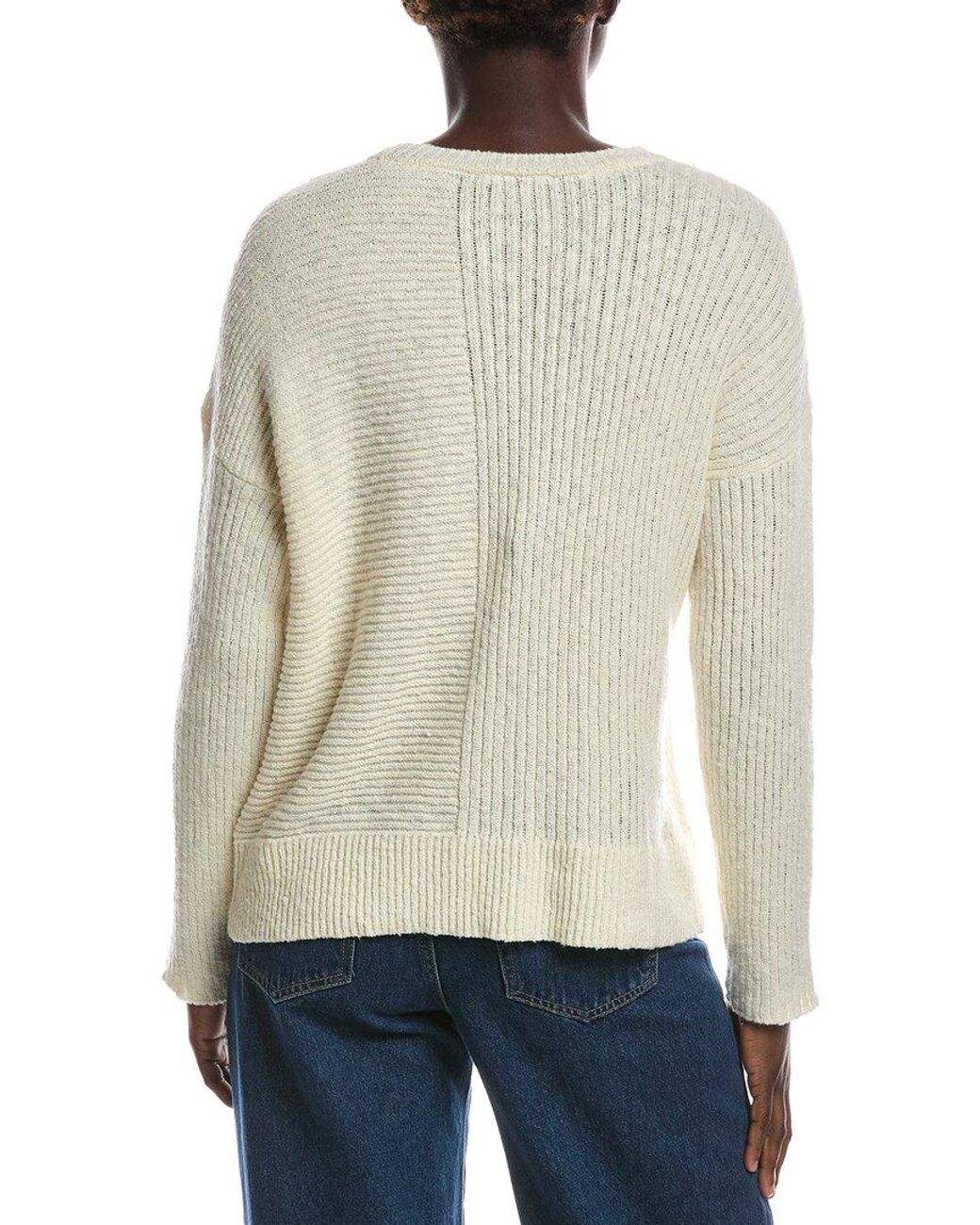 Eileen Fisher Natural Crewneck Sweater