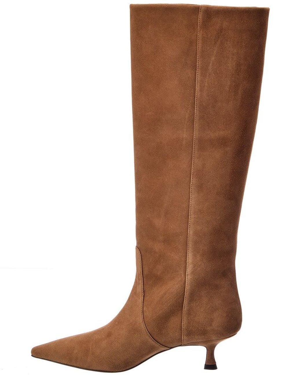 Stuart Weitzman Brown Naomi Suede Knee-High Boot