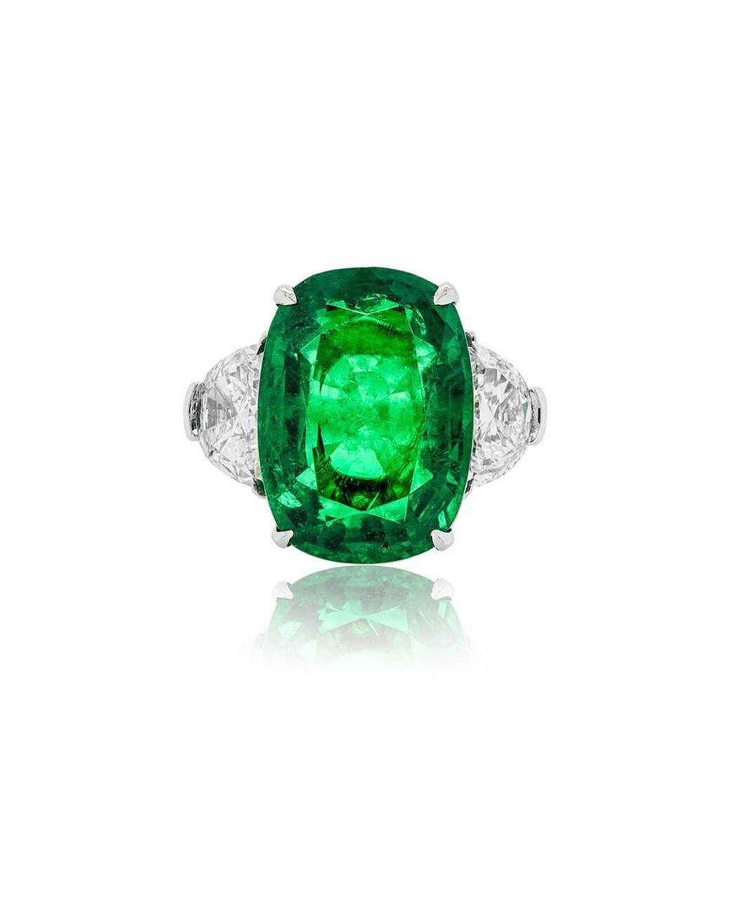 Diana M Green Fine Jewelry White Gold 1.07 Ct. Tw. Diamond Half-set Ring