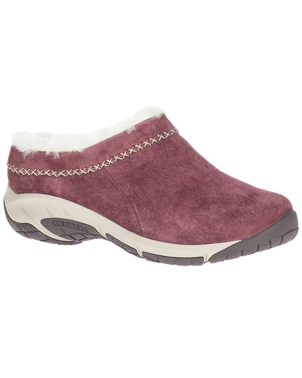 Merrell Encore Ice 4 Leather Moccasin in Purple | Lyst