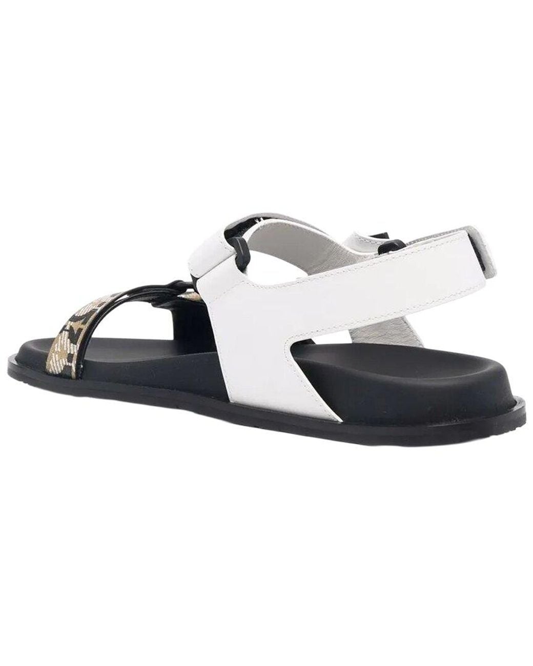 Ferragamo Brown Open Toe Leather Sandal