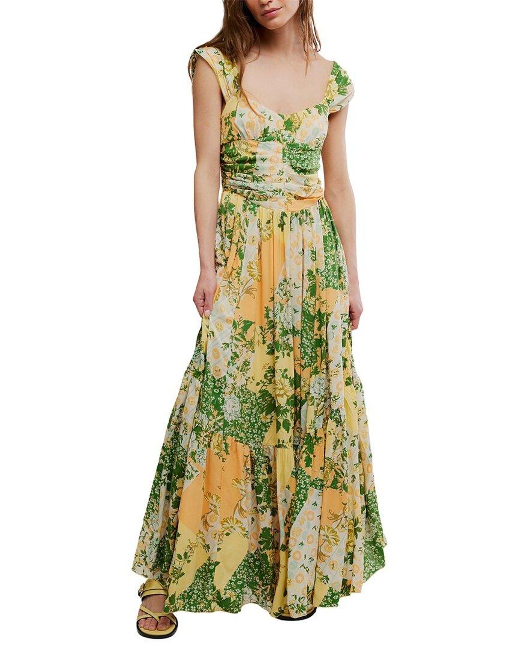 Free People Green Sasha Maxi Dress