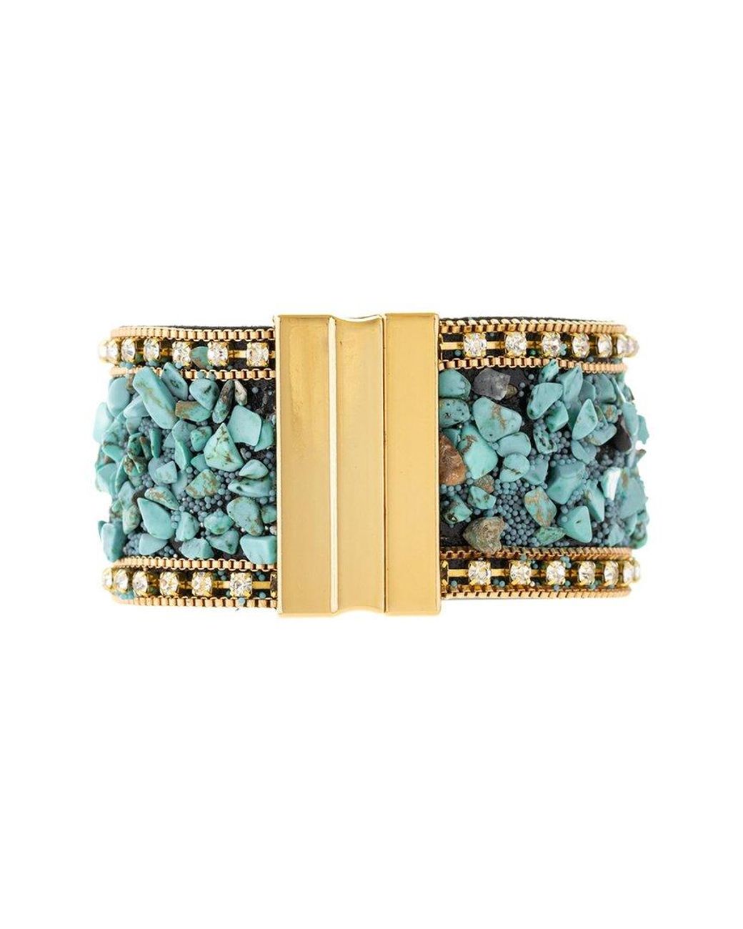 Saachi Blue Beaded Bracelet