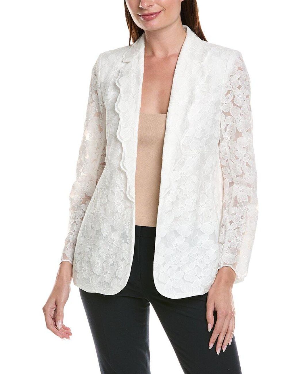 Anne klein white jacket discount