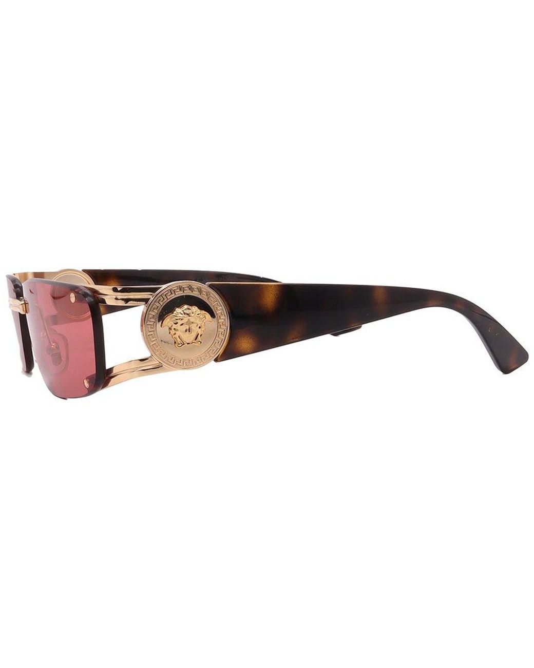Versace Pink 59Mm Sunglasses for men