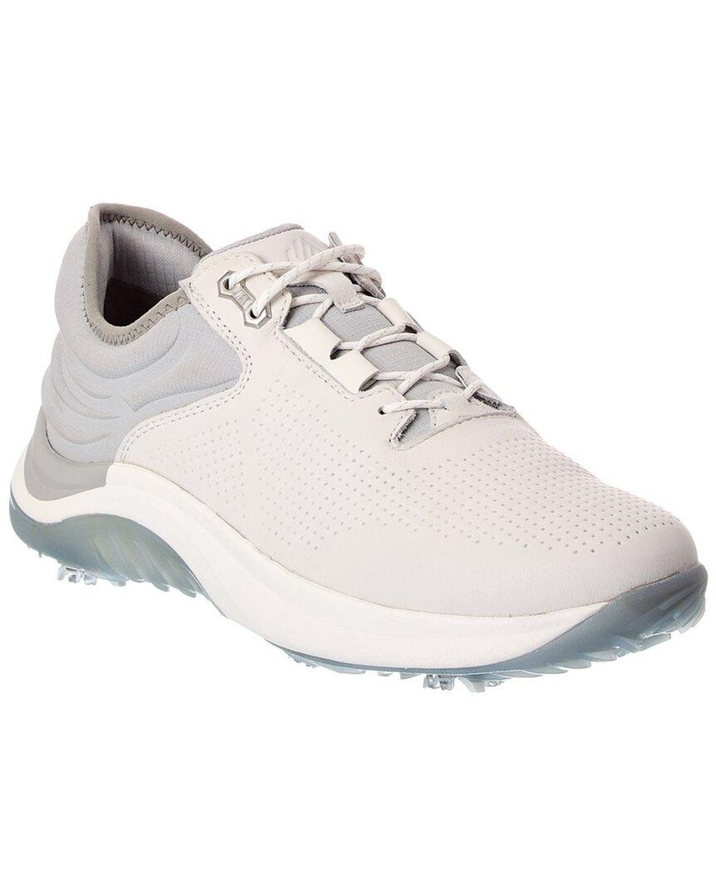 Johnston & Murphy White Hts1-Luxe Golf Shoe for men