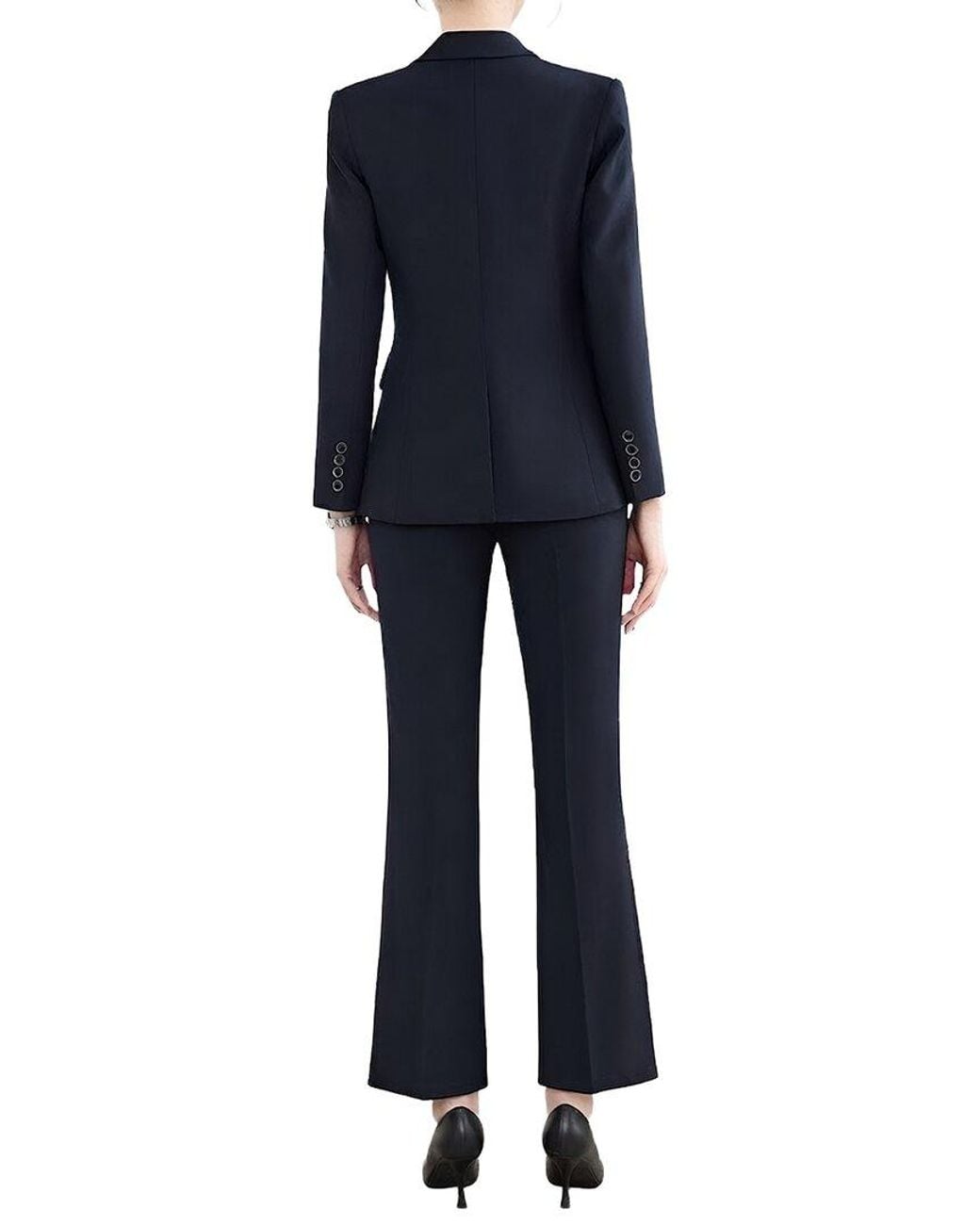 Adelin May Blue 4Pc Jacket, (2)Pants, & Shirt Set