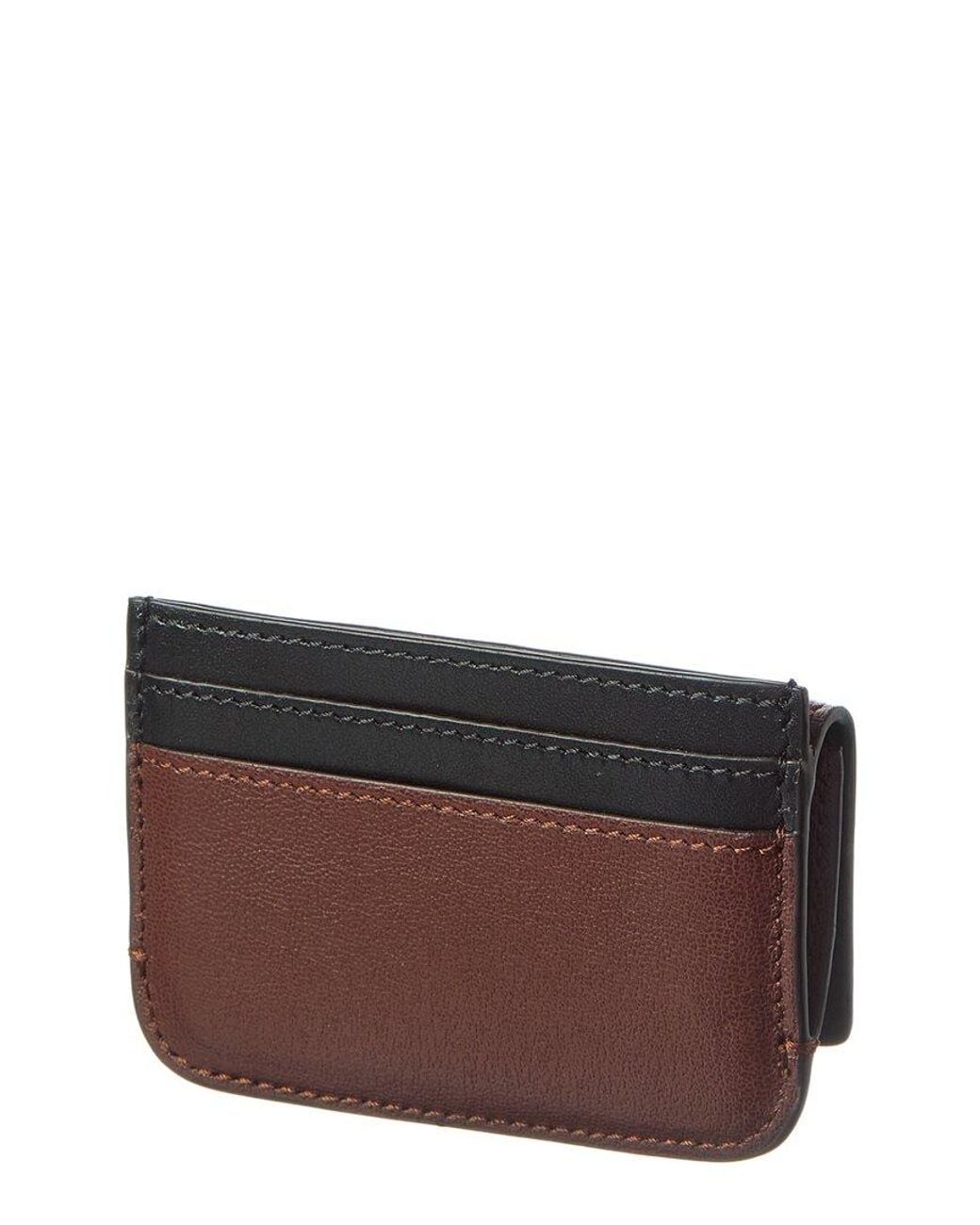 Fendi Purple Way Leather Card Holder