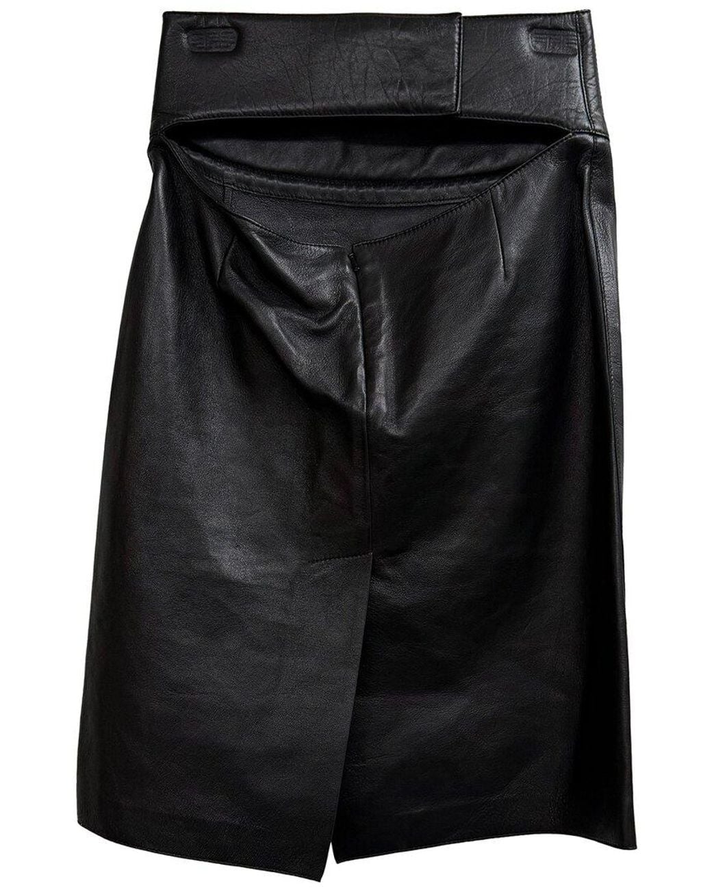 Givenchy Black Cutout Embossed Skirt (Authentic Pre-Loved)