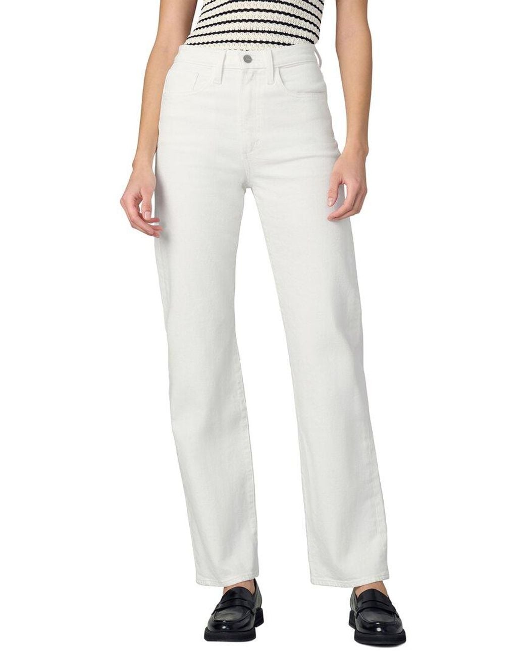 Joe's Jeans White The Margot Straight Jean