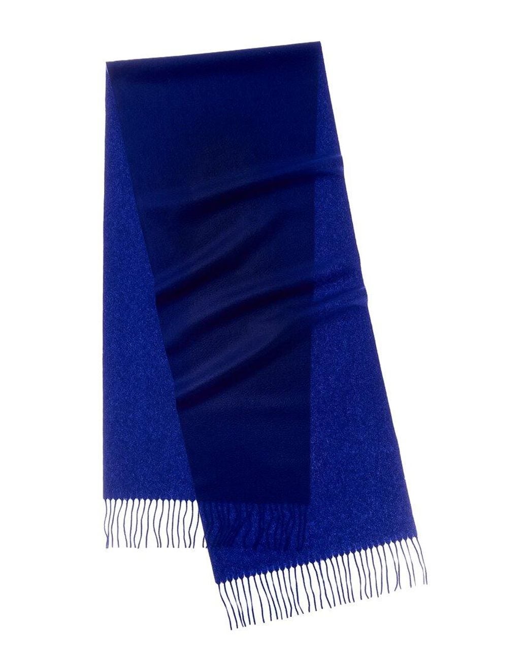 N.Peal Cashmere Blue Large Woven Cashmere Scarf