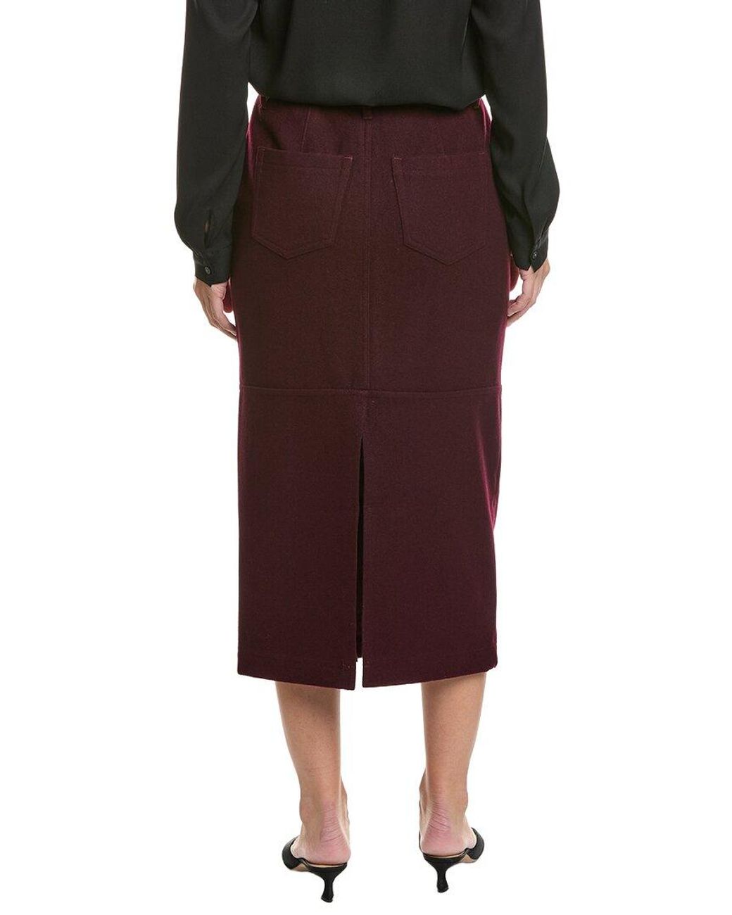 The Normal Brand Red Brightside Wool-Blend Mini Skirt