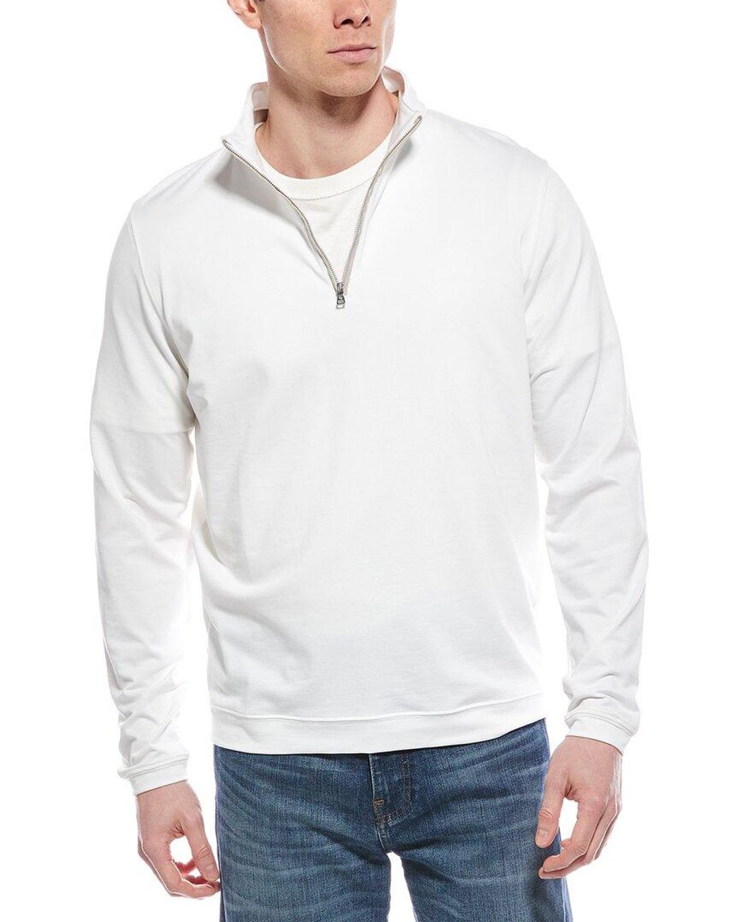 Peter Millar Blue Albatross Pique 1/4-Zip Pullover for men