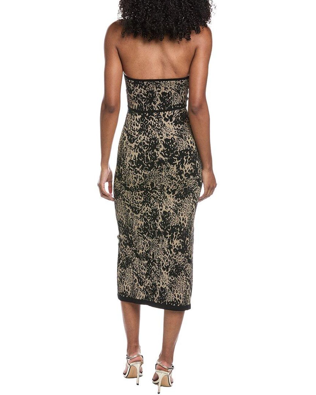 Ramy Brook Green Candace Midi Dress