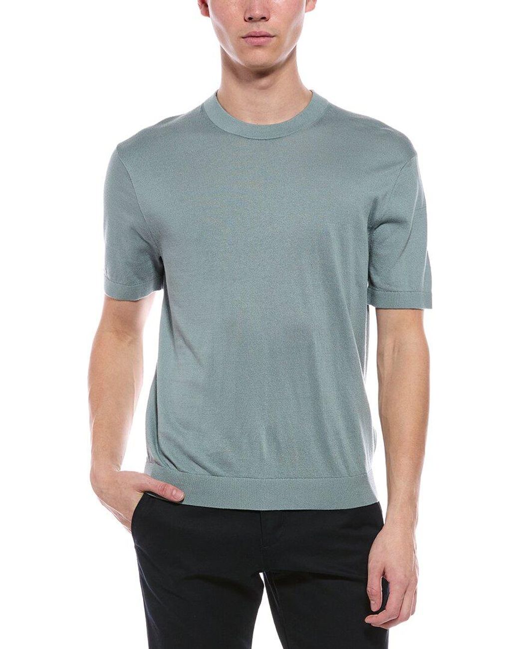 Madewell Blue Crewneck Sweater T-Shirt for men