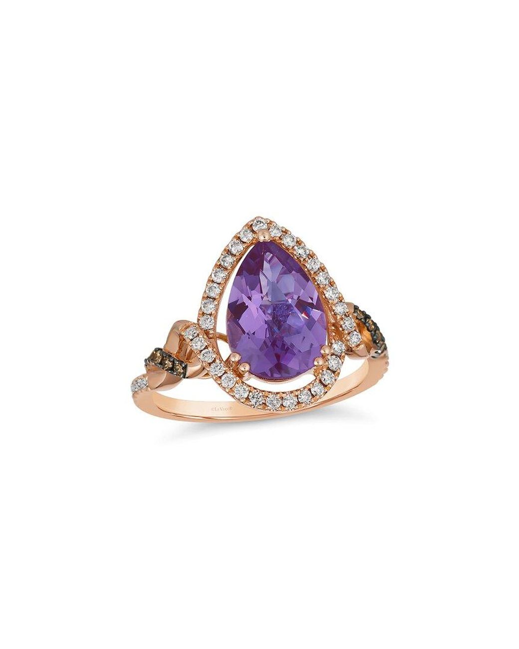 Le Vian Pink Grape Amethyst 14K Rose 2.57 Ct. Tw. Diamond & Amethyst Ring