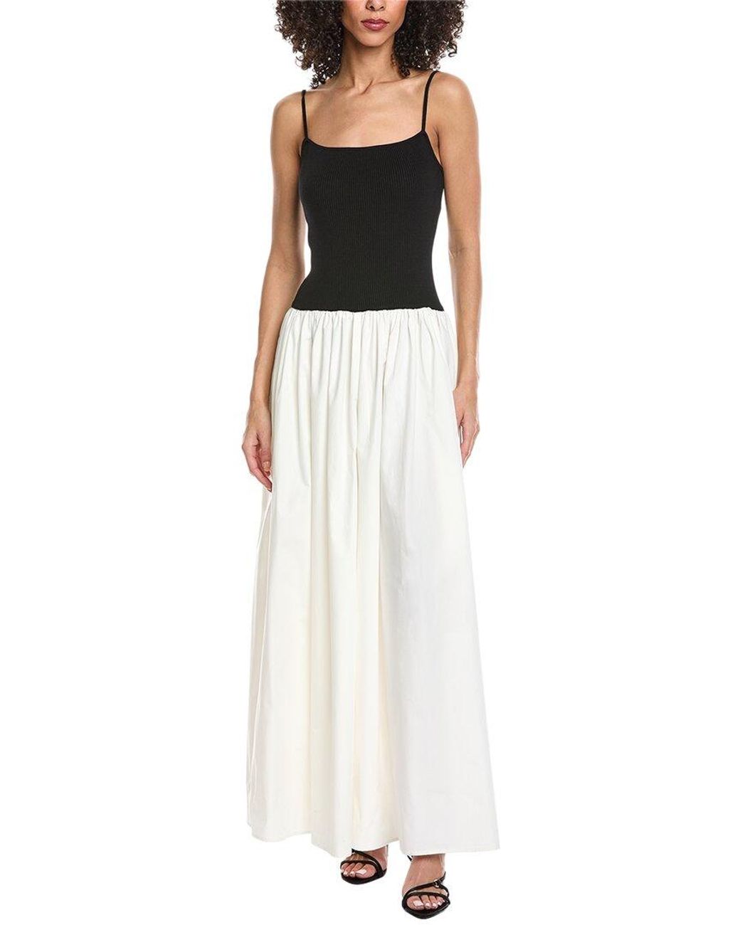 Toccin White Orielle Drop Waist Cami