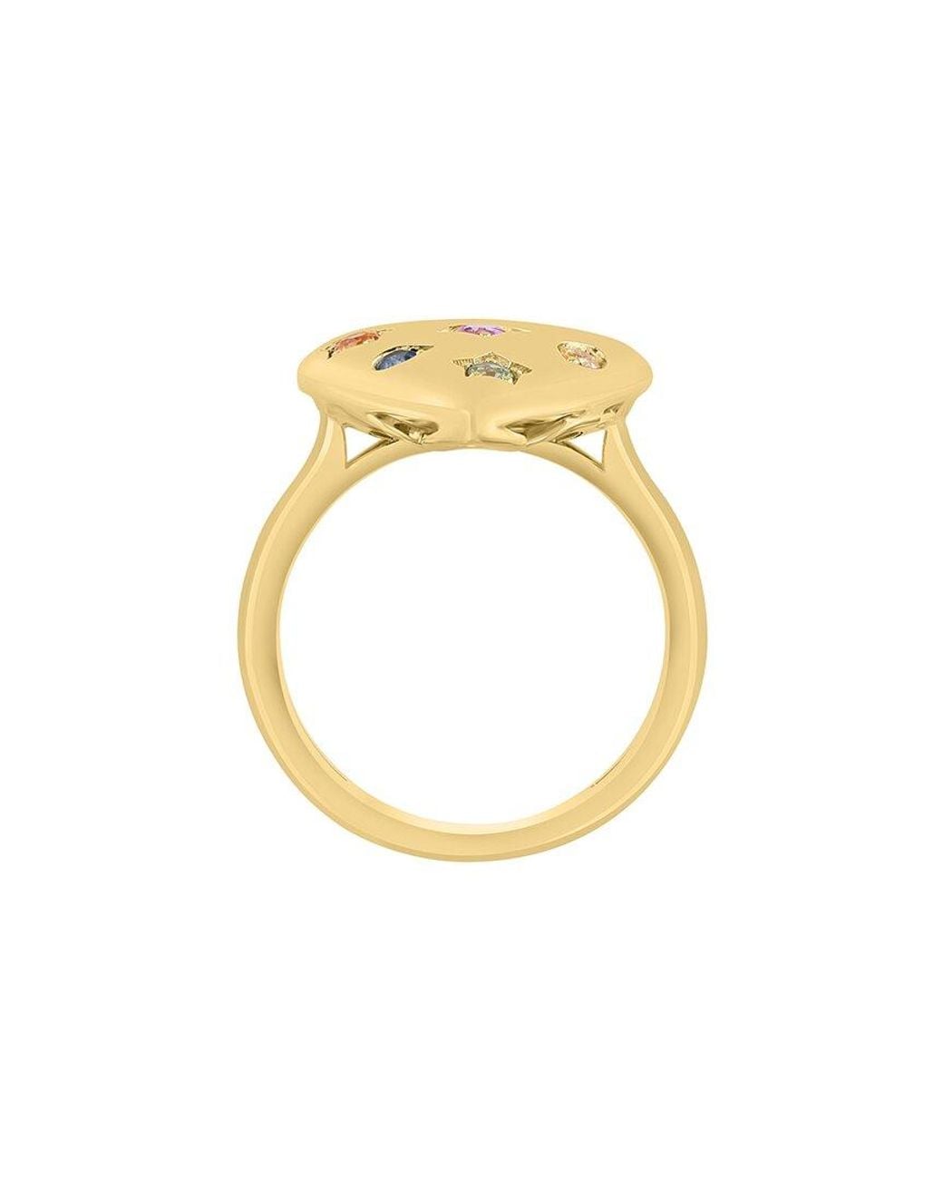Effy Fine Jewelry Metallic 14K 0.33 Ct. Tw. Multi Sapphire Ring