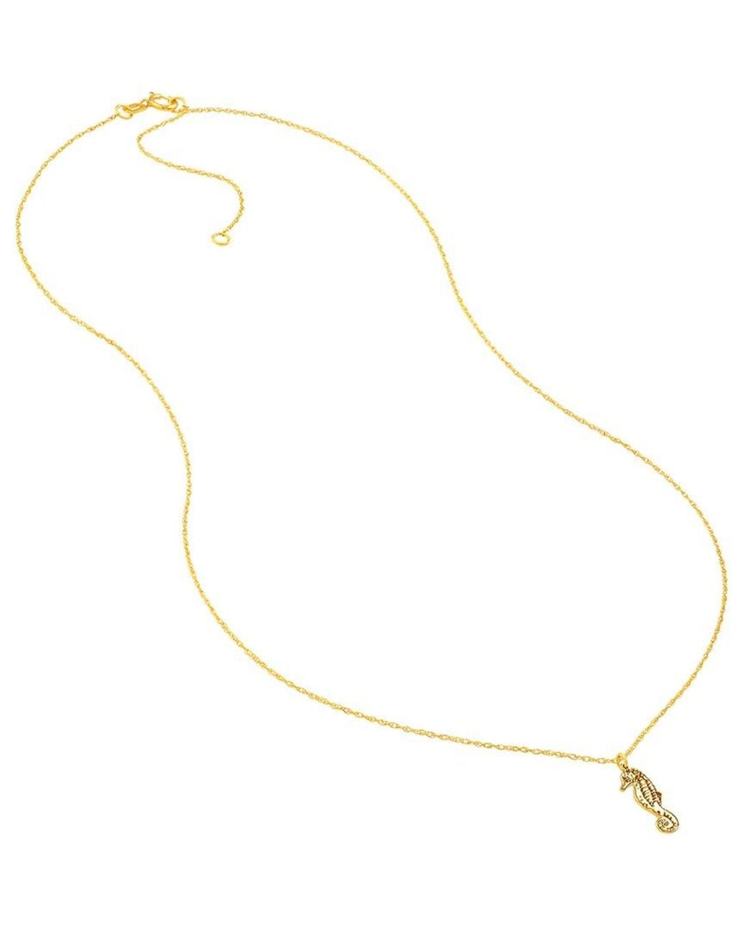 HAWLEY ST Metallic 14K Nautical Necklace