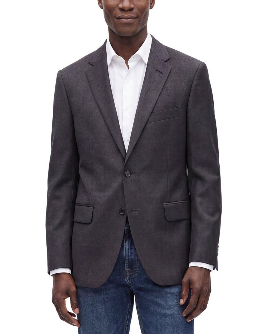 Corneliani Blue Cc Collection Virgin Wool Blazer for men