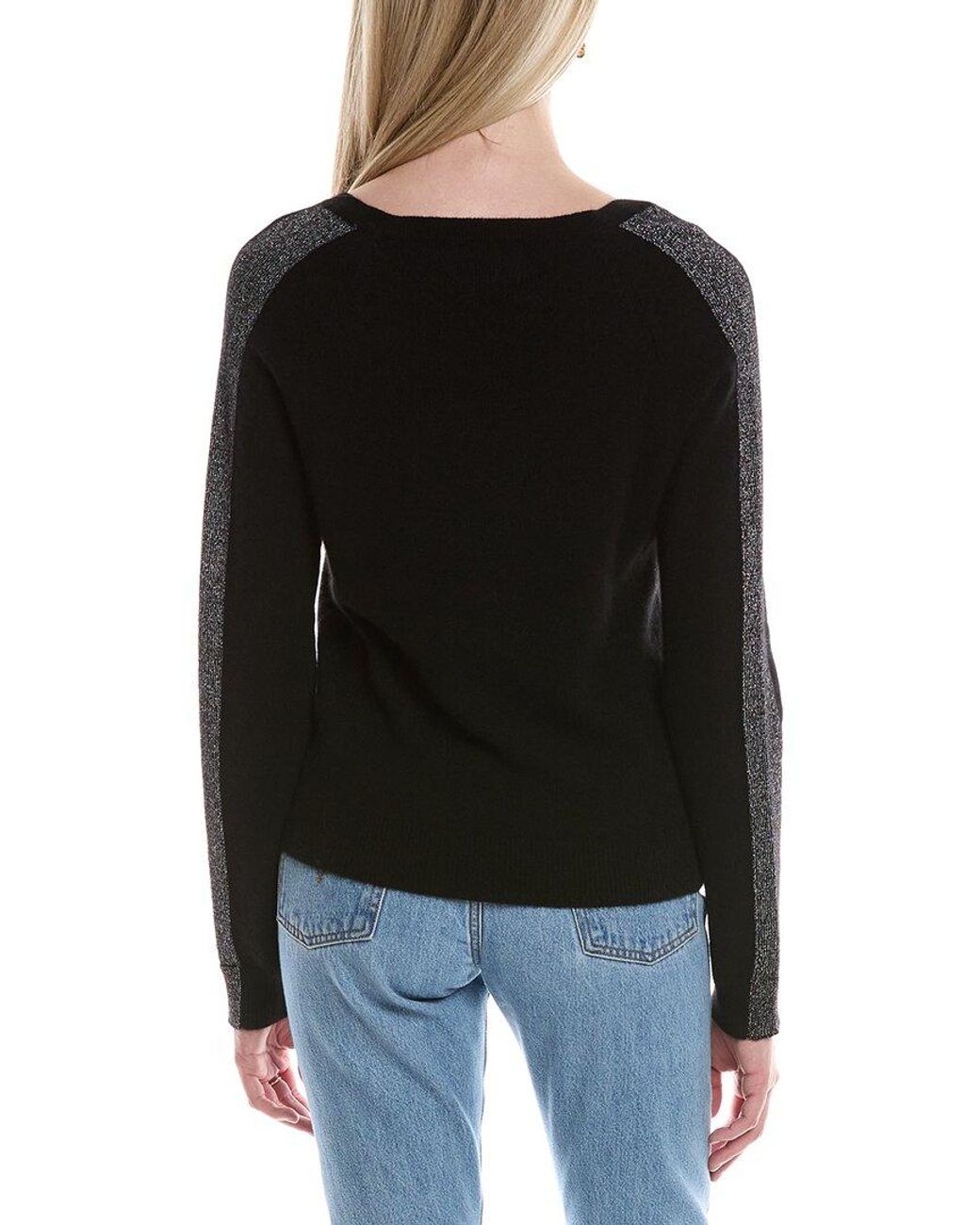 Maison Heritage Black Colette Cashmere Sweater