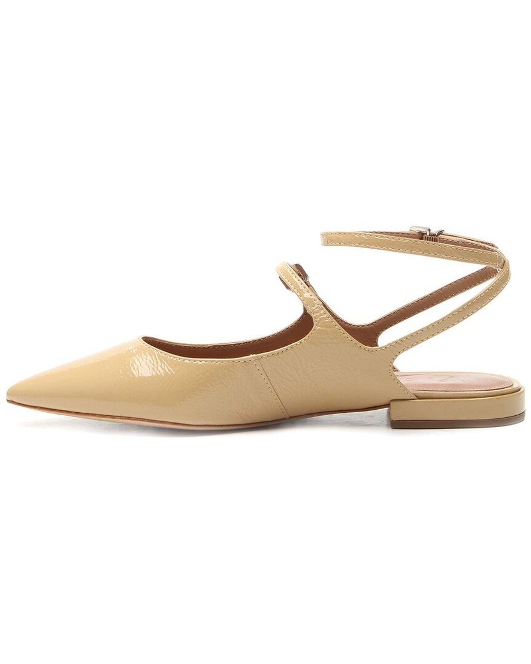 Vicenza Metallic Burnie Patent Ankle Wrap