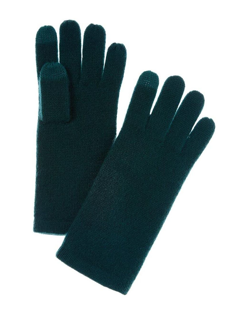 Phenix Blue Cashmere Texting Gloves