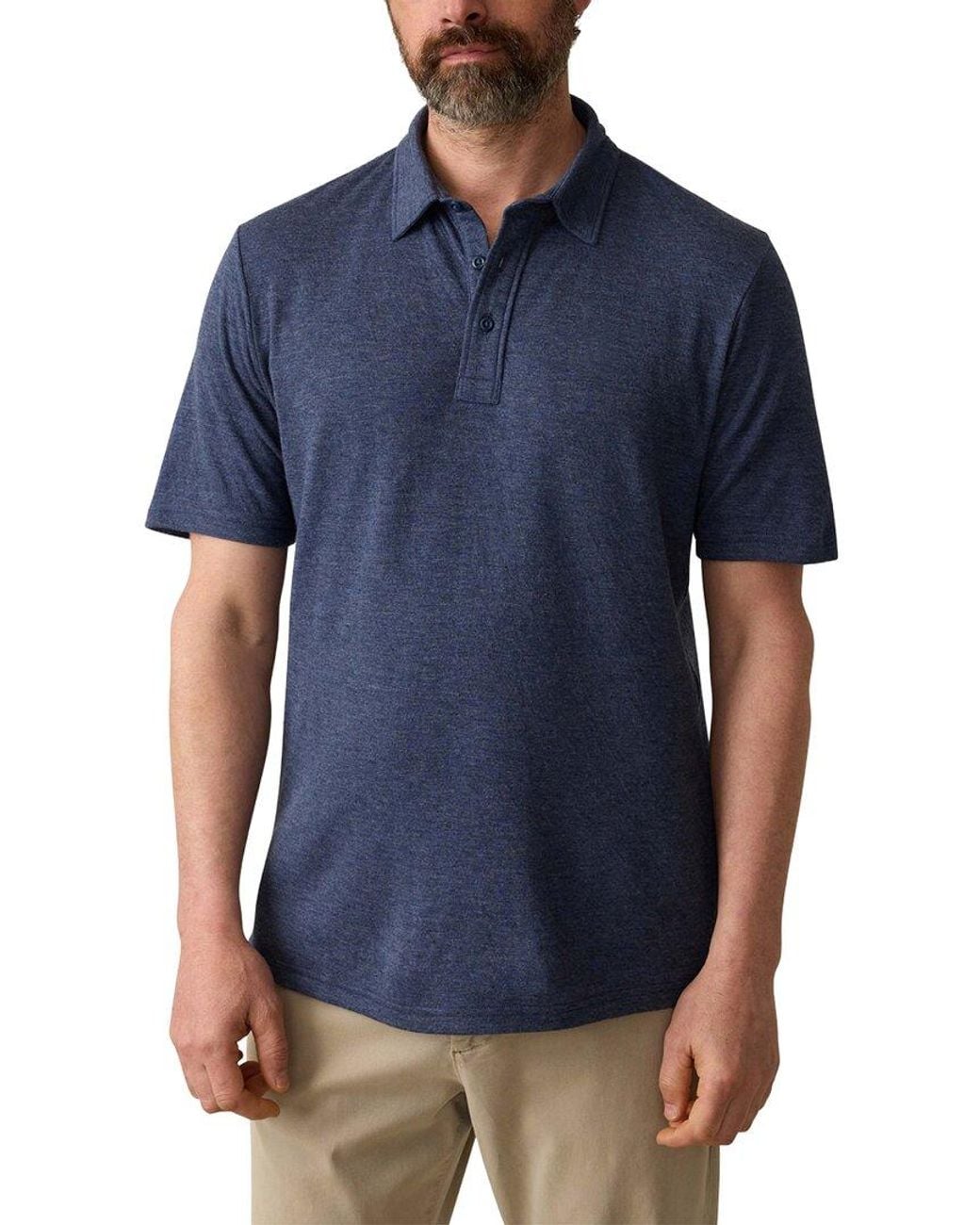 Faherty Cloud Polo Shirt in Blue for Men | Lyst UK
