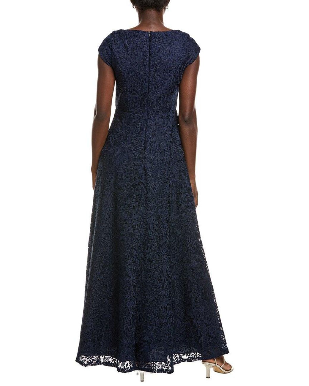 Kay Unger Blue Claudia Gown