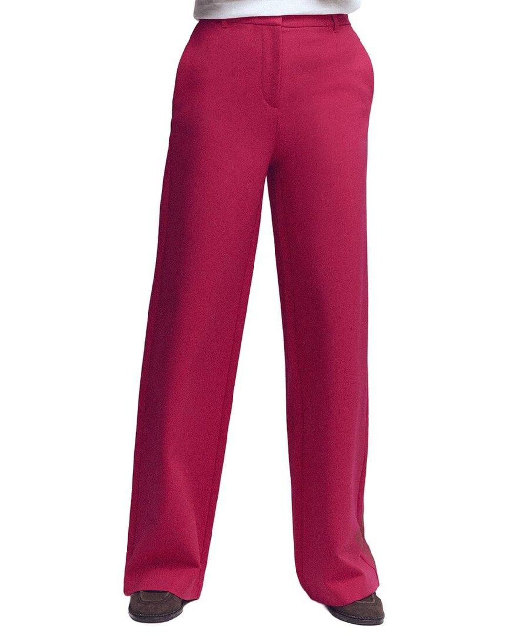 Boden Red Belgravia Ponte Trouser
