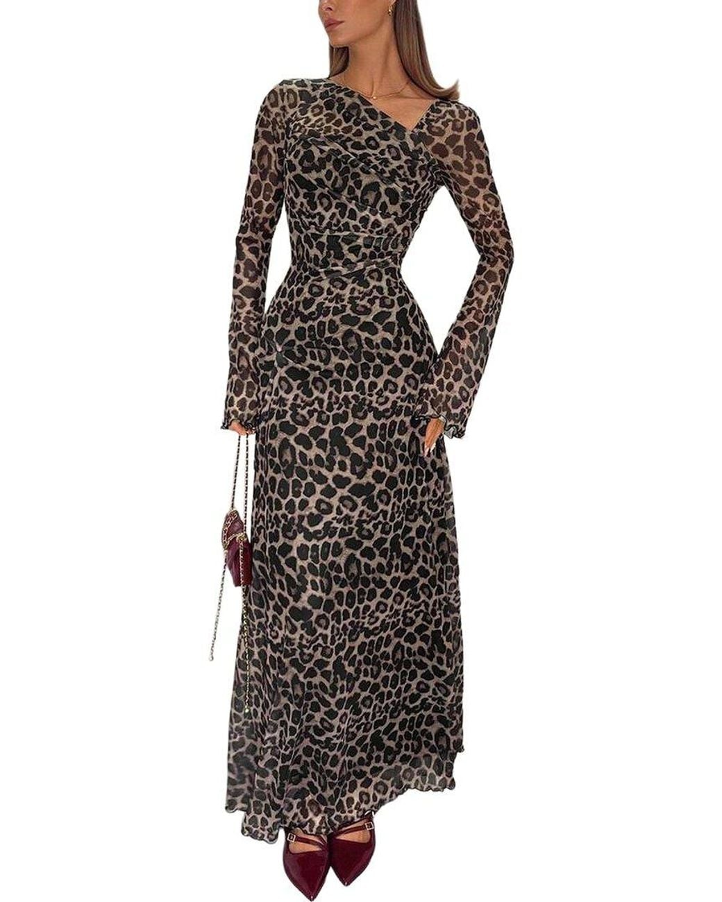 XIRELLI Black Print Maxi Dress