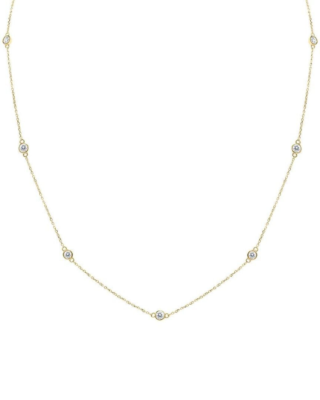 Diamond Select Cuts Natural 14K 1.00 Ct. Tw. Diamond Necklace