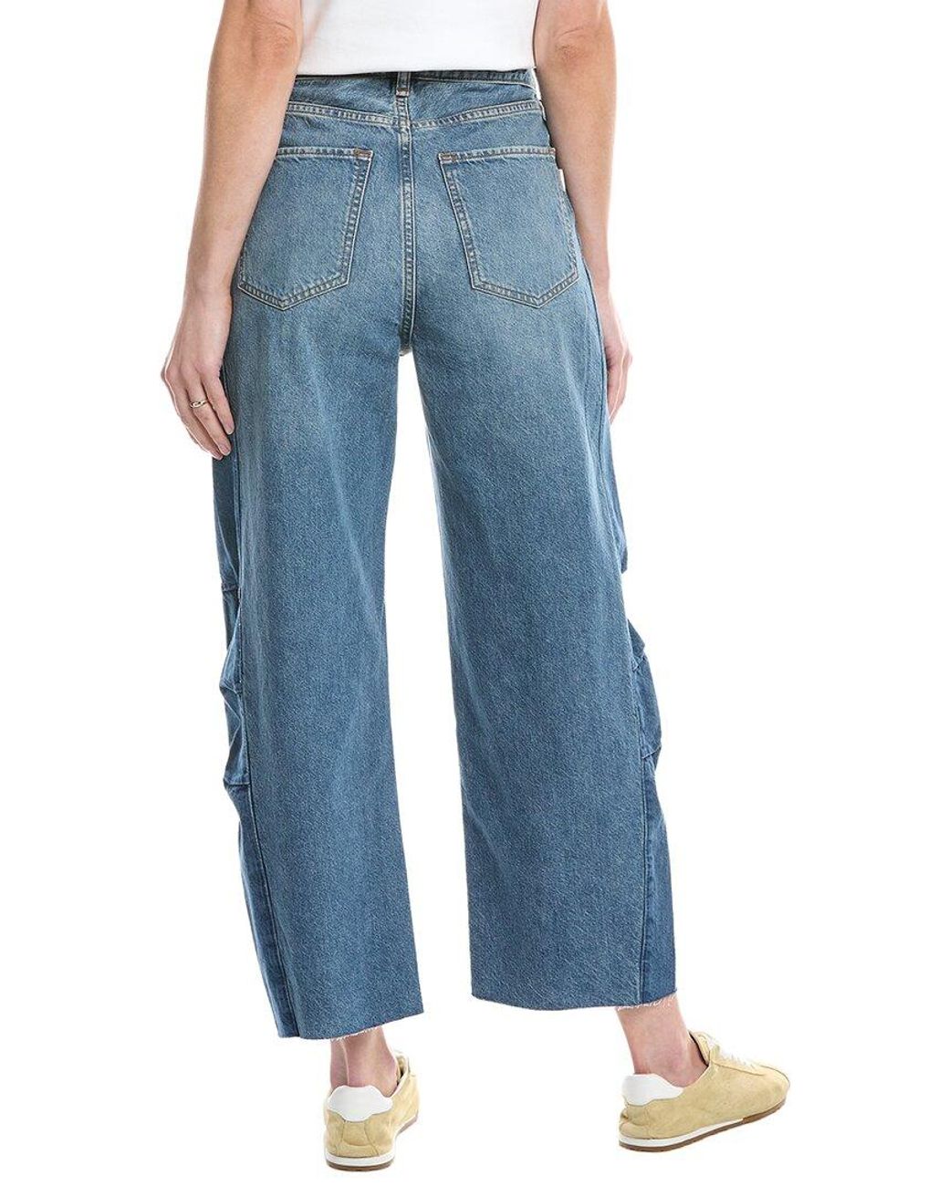 Triarchy Blue Walker Mid-Rise Constructed Shadow Jean