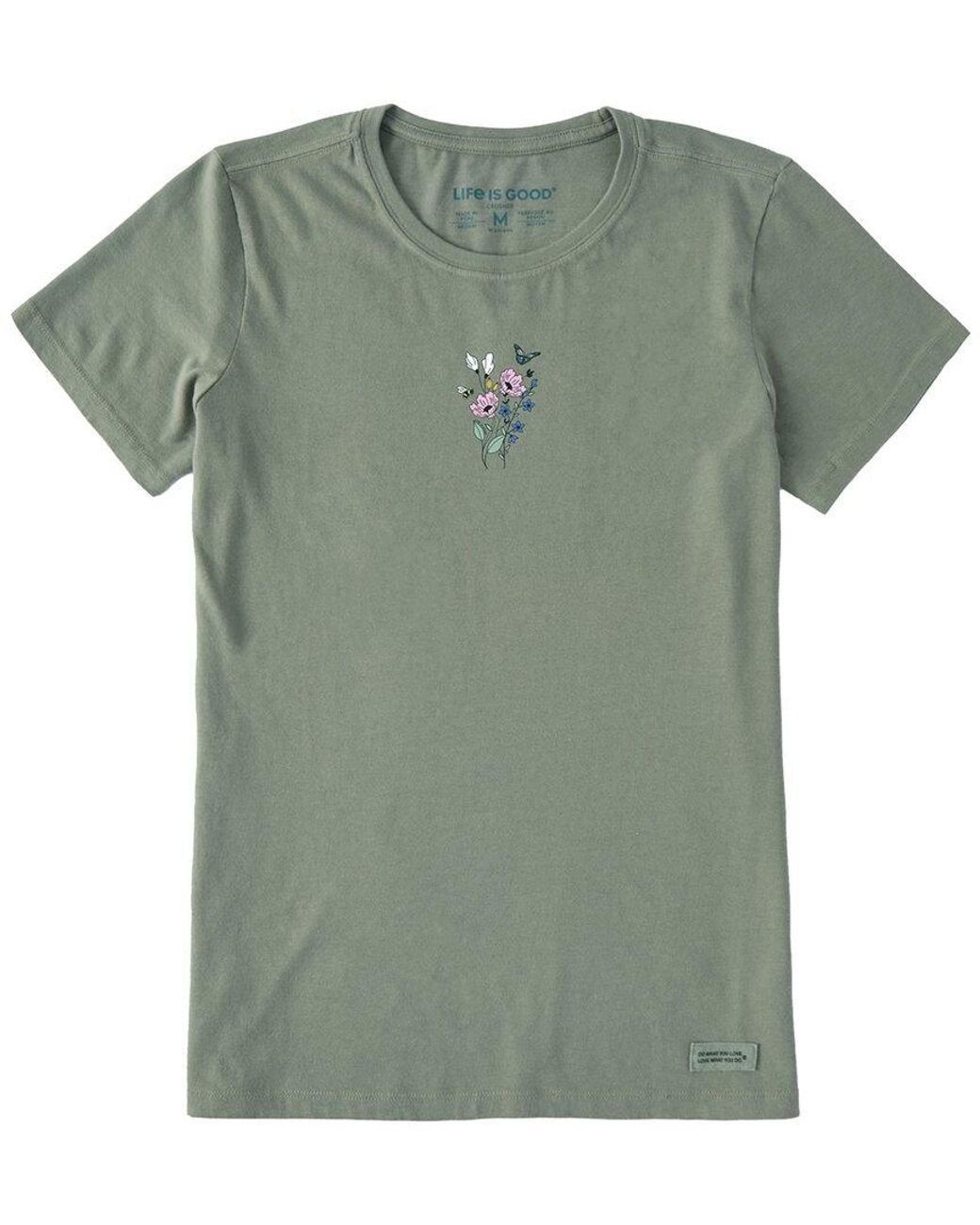Life Is Good. Green Crusher T-Shirt